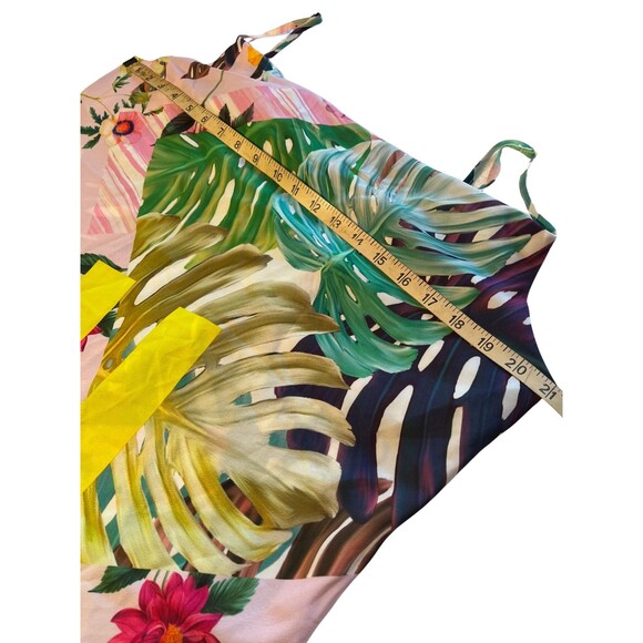 NEW ASOS‎ Strappy Botanical Mini Dress Short Lightweight Flowy Multicolor 12 P - Picture 6 of 16